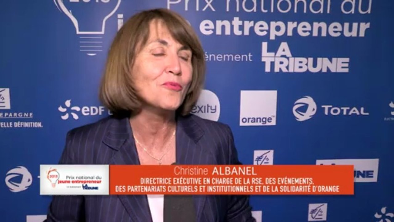 Prix national du jeune entrepreneur - Interview de Christine ALBANEL
