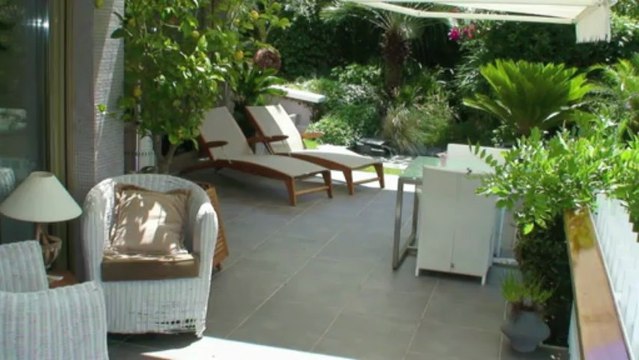 Appartement à vendre 4 pièces Cannes (06400) Basse Californie - 117 m² en rez-de-jardin