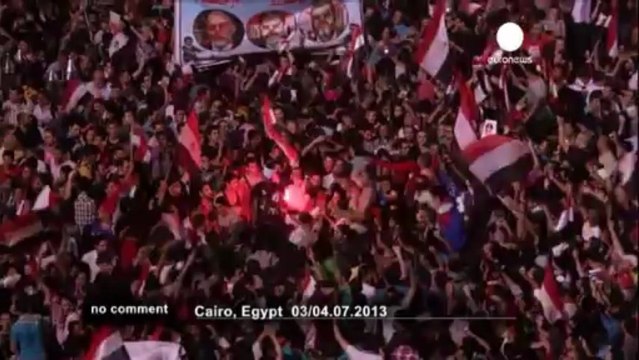 Scène de joie en Egypte après l'éviction... - no comment