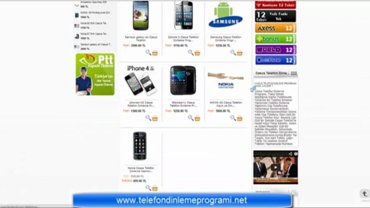 Telefon Dinleme Programı | Casus Telefon Dinleme | Online Satış Sitesi