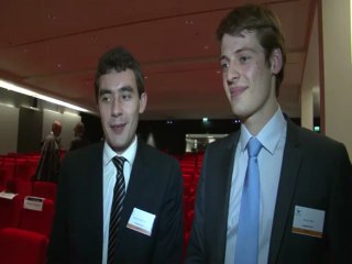 Alexandre Boulanger et Nicolas Simon, créateurs du projet Wandercraft