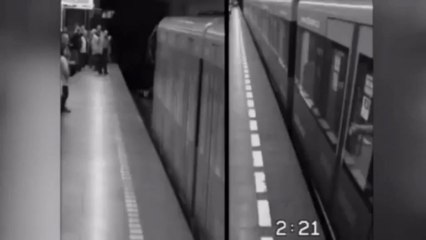 Woman Falls Asleep And Goes Under Train in Prague