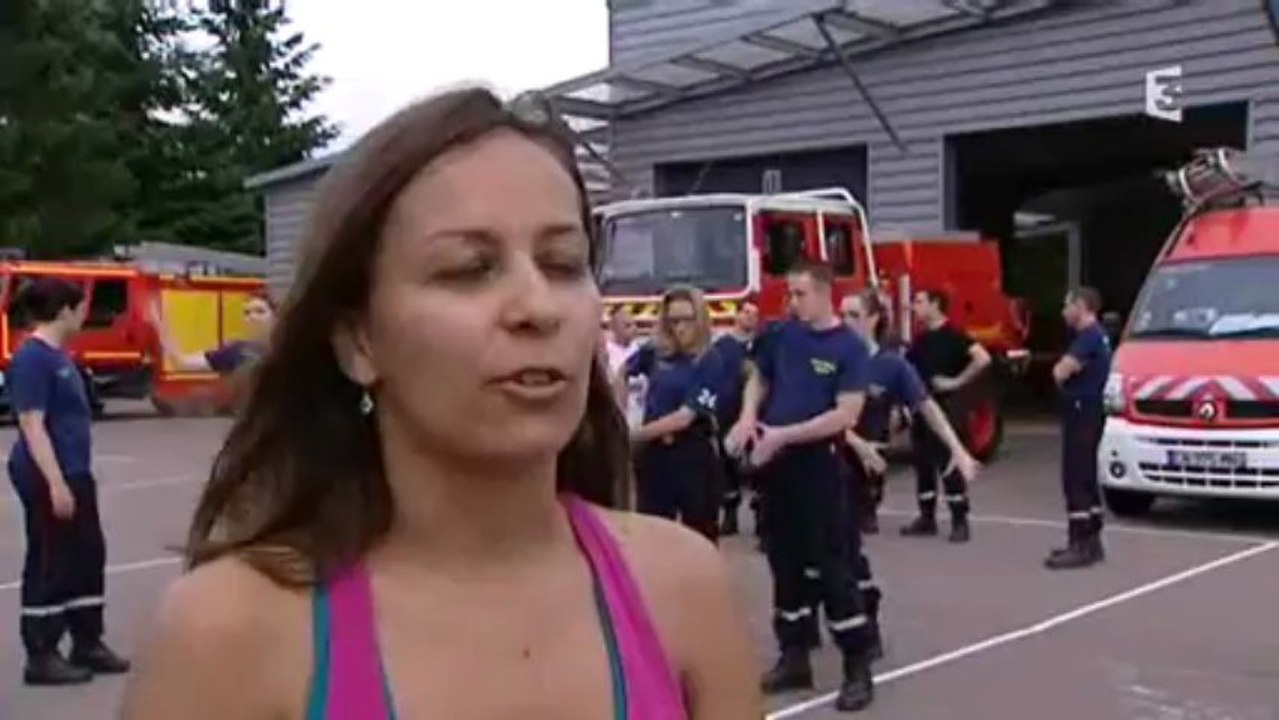 Flash Mob des pompiers de Nuits Saint Georges