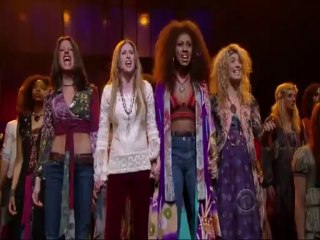 HAIR (Broadway) - _Aquarius_ _ _Let The Sunshine In_ [LIVE @ David Letterman]