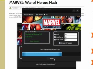 MARVEL War of Heroes Hack Download 2013