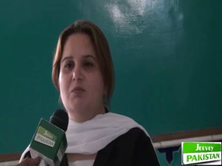 Miss Nasreen Majeed Chohan (Advocate High Court) Talking with Jeevey Pakistan News.