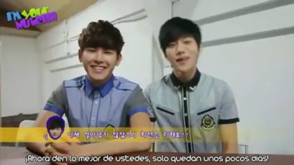 [Español] Hoya & Myungsoo - Mensaje de animo para los exámenes finales