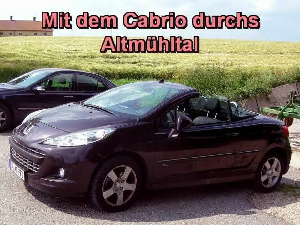 Durchs Almühltal bei Solnhofen - Cabrio-Tour - Ein Roadmovie