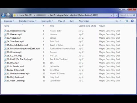 Jay-Z Magna Carta Holy Grail (2013) [DOWNLOAD] (link in des