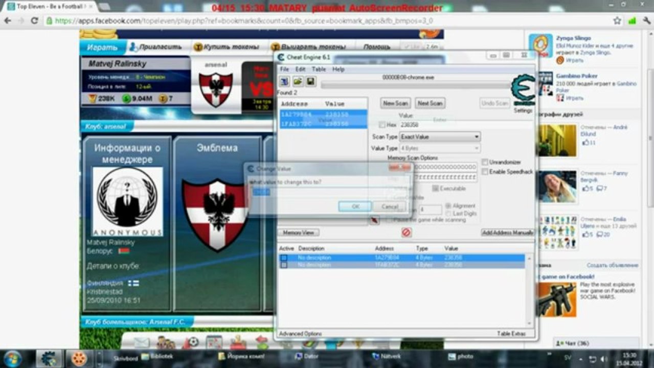 Latest Top Eleven Super Hack Tool 2013