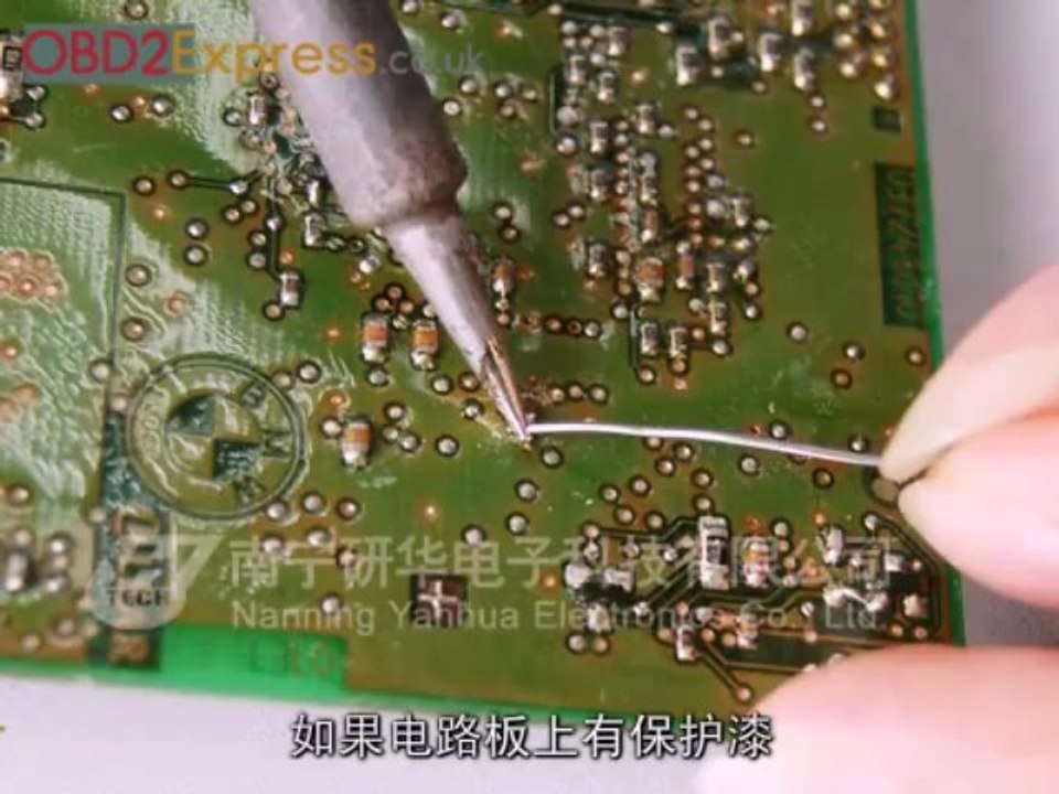 DIGIMASTER III write key-Circuit connection of welding