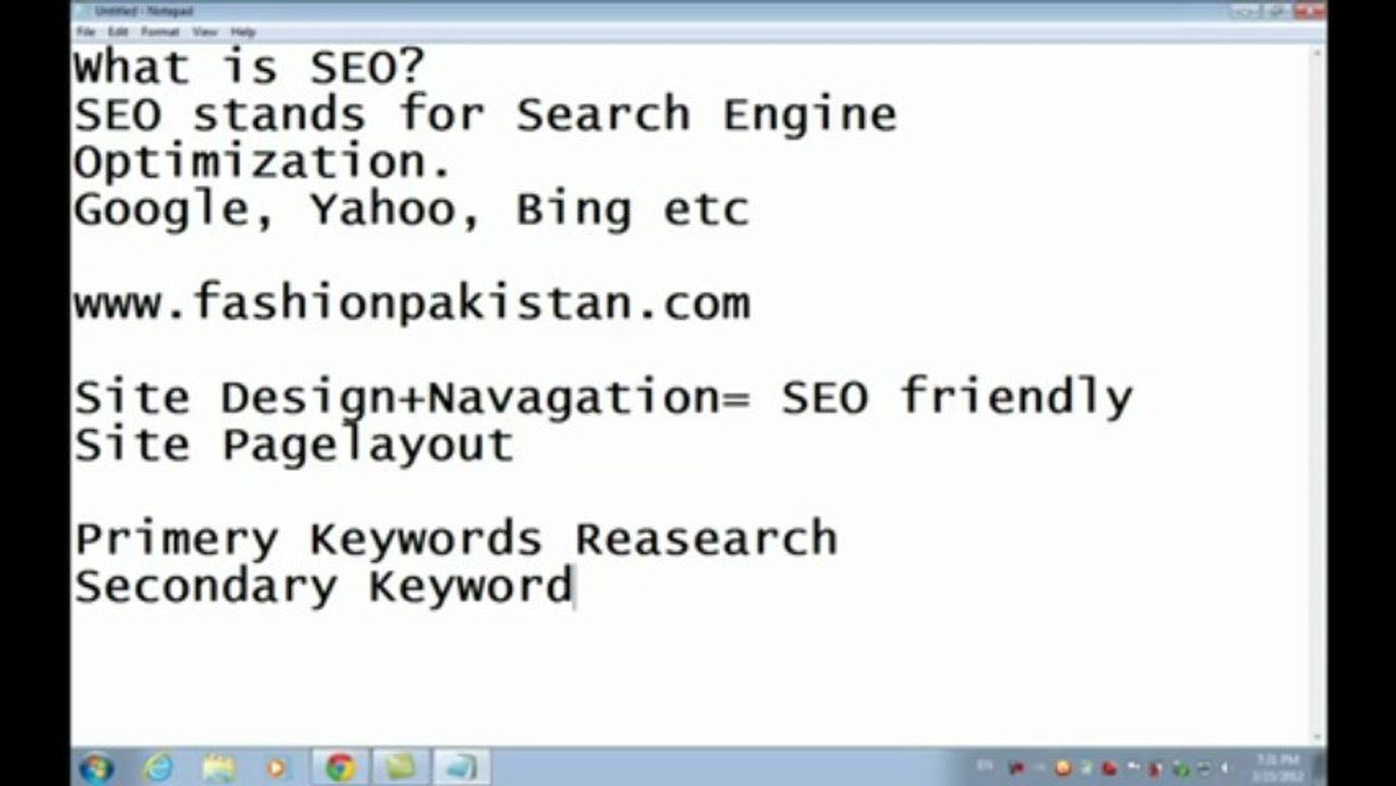 TUTORIAL SEO