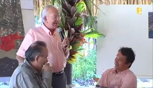 Maeva beach Gaston Flosse présente le projet