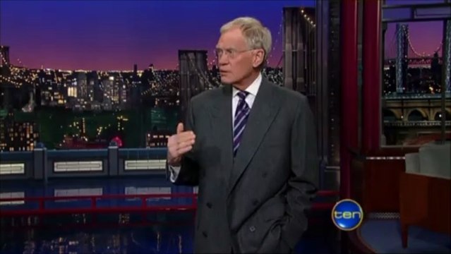 David Letterman - This is Lance Armstrong after stopped taking Performance Enhancing Drugs HD