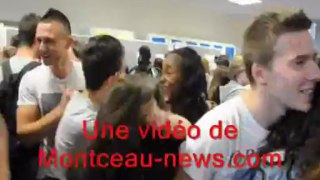 Bac 2013 (Montceau-les-Mines) : de l'ambiance au lycée Parriat (04/07/13) :