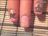 Designer Inspired #3: *Juicy Couture Nail Art Design* - Short Nails