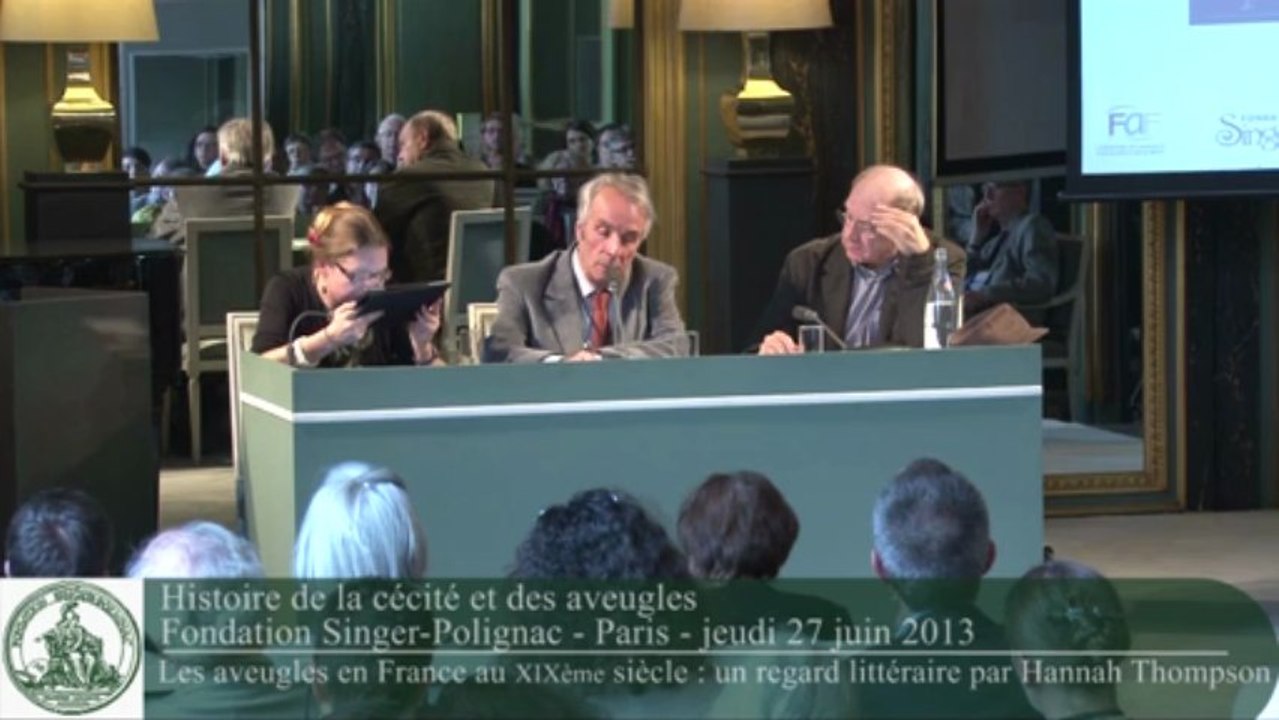 Histoire de la cécité et des aveugles - Hannah Thompson