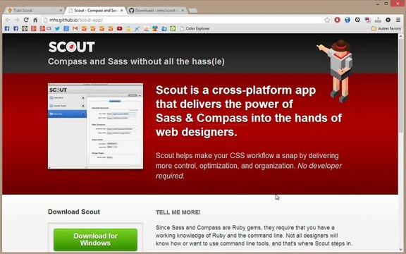 Scout app pour développer un CSS maintenable - Sass et Compass