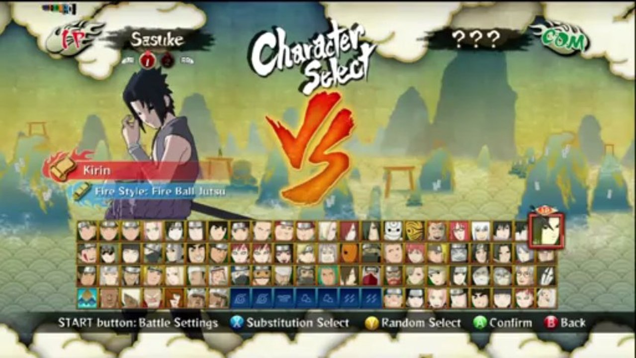 Naruto Ultimate Ninja Storm 3 | All Characters Unlocked!