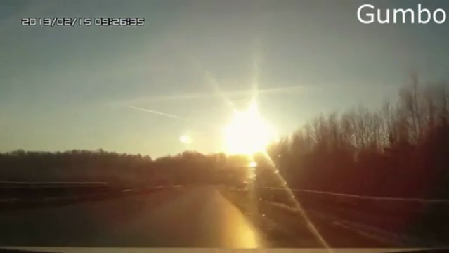 Meteorite crash in Russia: UFO fears spark panic in Chelyabinsk! HD