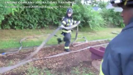 Engine Company Operations Hoseline Stretch training