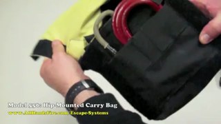 Firefighter Escape System Carry Bag 556 Hip Bag and 557 Lumbar Bag