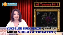 TERAZİ Burcu 06 Temmuz 2013  - Astrolog Oğuzhan Ceyhan ve Astrolog Demet Baltacı - www.BilincOkulu.com  ( Astroloji, burç, astrolgy, horoscope )