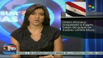 Unión Africana suspende a Egipto ante golpe de Estado