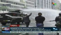 Miles de peruanos protestan contra la Ley del Servicio Civil