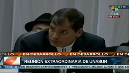 No vamos a aceptar que nos traten como colonia: Correa