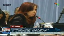 Esto no es institucional, es una situación humanitaria: Fernández