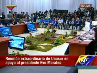 UNASUR: Declaración de Cochabamba en respaldo a Evo