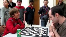 IM Greg Shahade vs 10 year old chess master