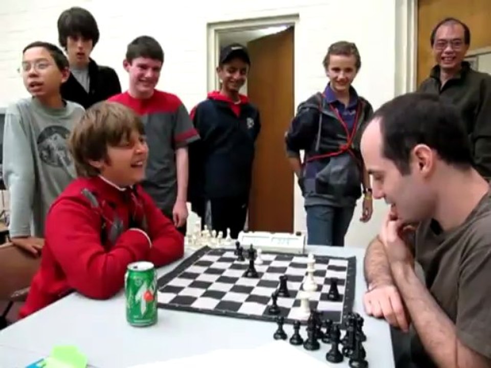 IM Greg Shahade vs 10 year old chess master