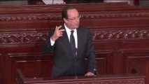 Le président français François Hollande dit sa 