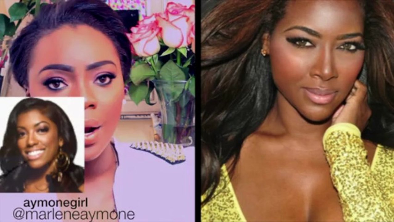 #RHOA Kenya vs Porsha PICK A SIDE ;)