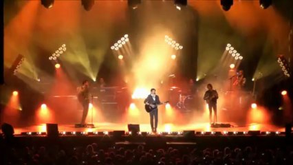 Patrick Bruel sur la scène de Louhans