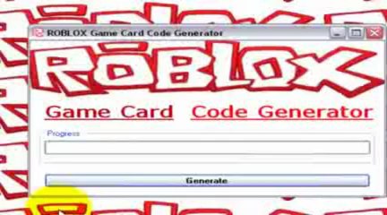 ROBLOX Game Card Code Generator ! 2014 2015 Update Download