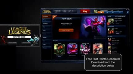 League Of Legends RP Code generator $ Générateur $ Juillet - August 2013 Update