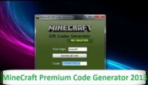 Minecraft Premium Code Generator & Générateur & Juillet - August 2013 Update