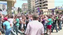 بضع مئات تظاهروا في لبنان تلبية لدعوة احمد الاسير
