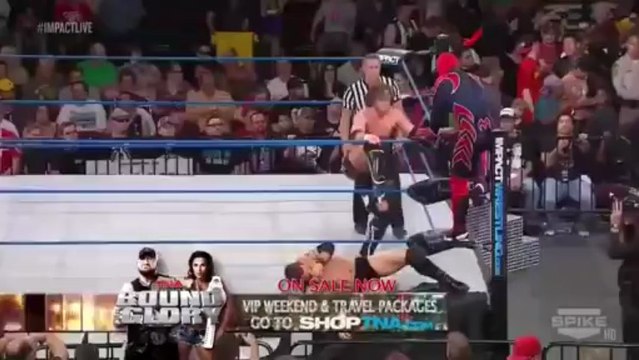 Austin Aries vs. Manik vs. Chris Sabin - iMPACT Wrestling 07.04.13