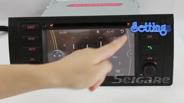 car dvd gps radio bluetooth for BMW X5 e53 navigation system