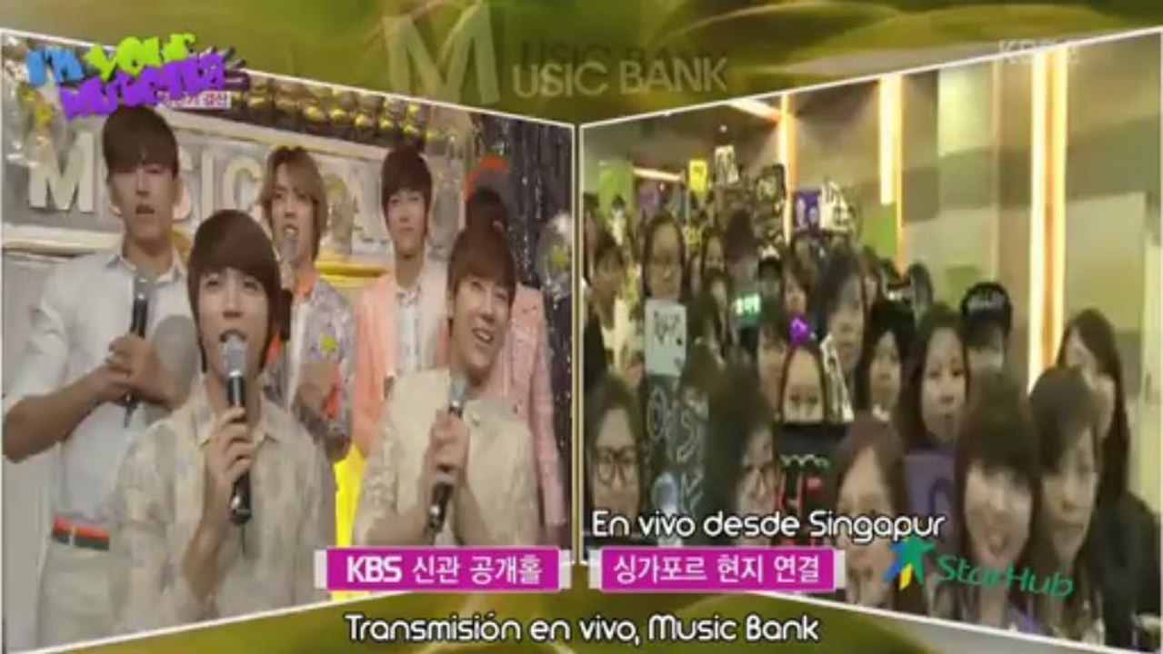 [Español] 130705 INFINITE Music Bank Backstage