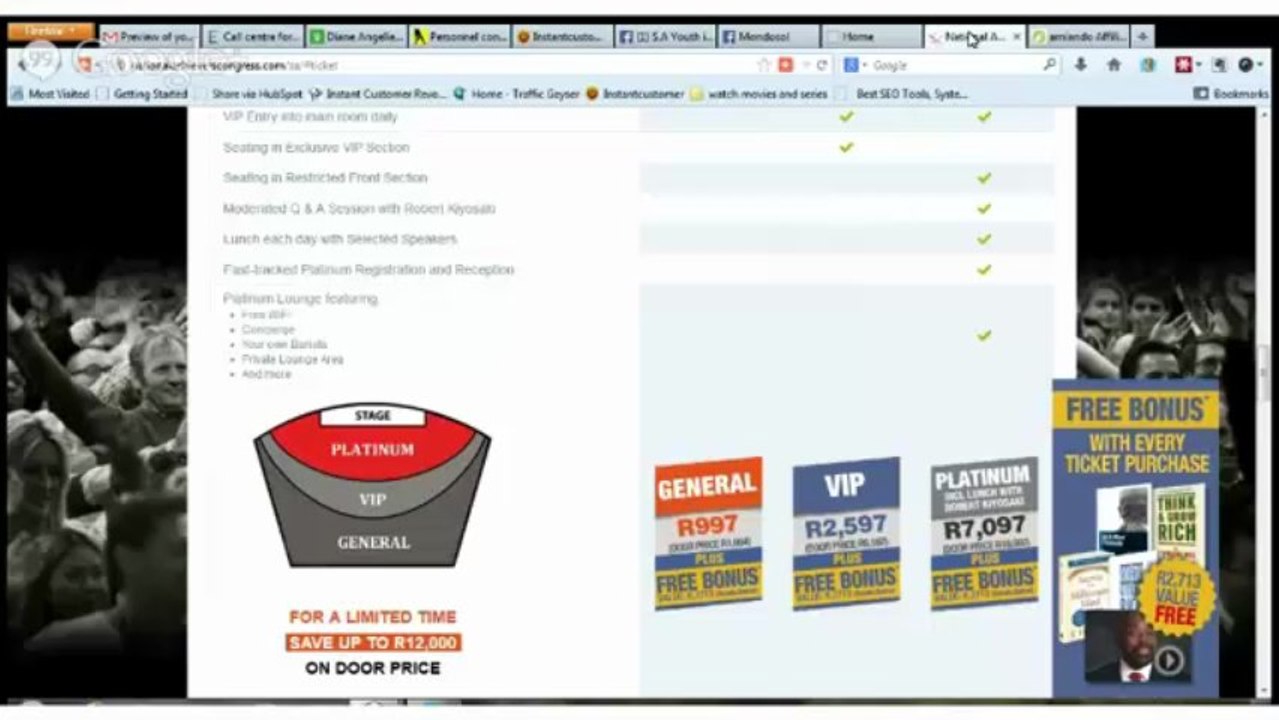 Webinar with offer for ticket to National Achiever Congress