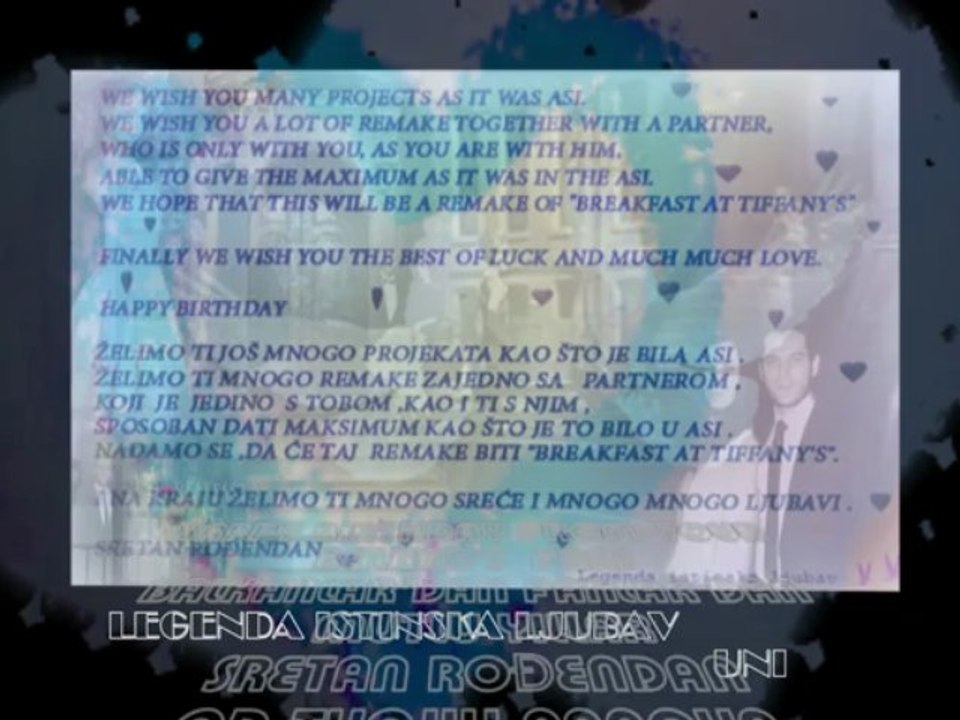 Happy Birthday , Sretan rođendan, Mutlu Yıllar  Tuba Büyüküstün 2013