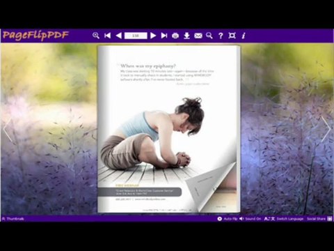 eFlip Standard to create digital brochures or flash flip books