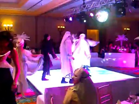 VID-20121228-00006vip koshaa light system sound system smoke machine stage dancefioor dj english and arabic islamic dj without music dry ice bubble machine center piecs truss system fire work show dancer lebanese zaffe syria