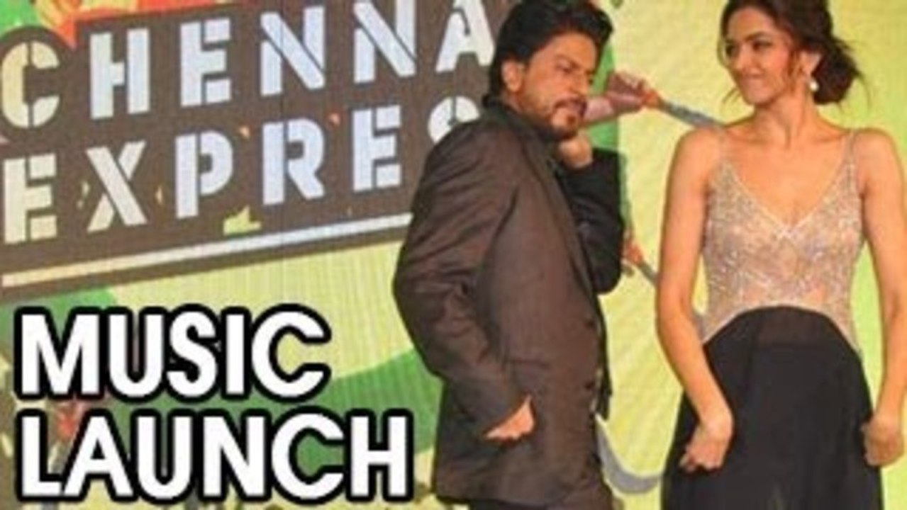 Shahrukh Khan & Deepika @ Chennai Express MUSIC LAUNCH