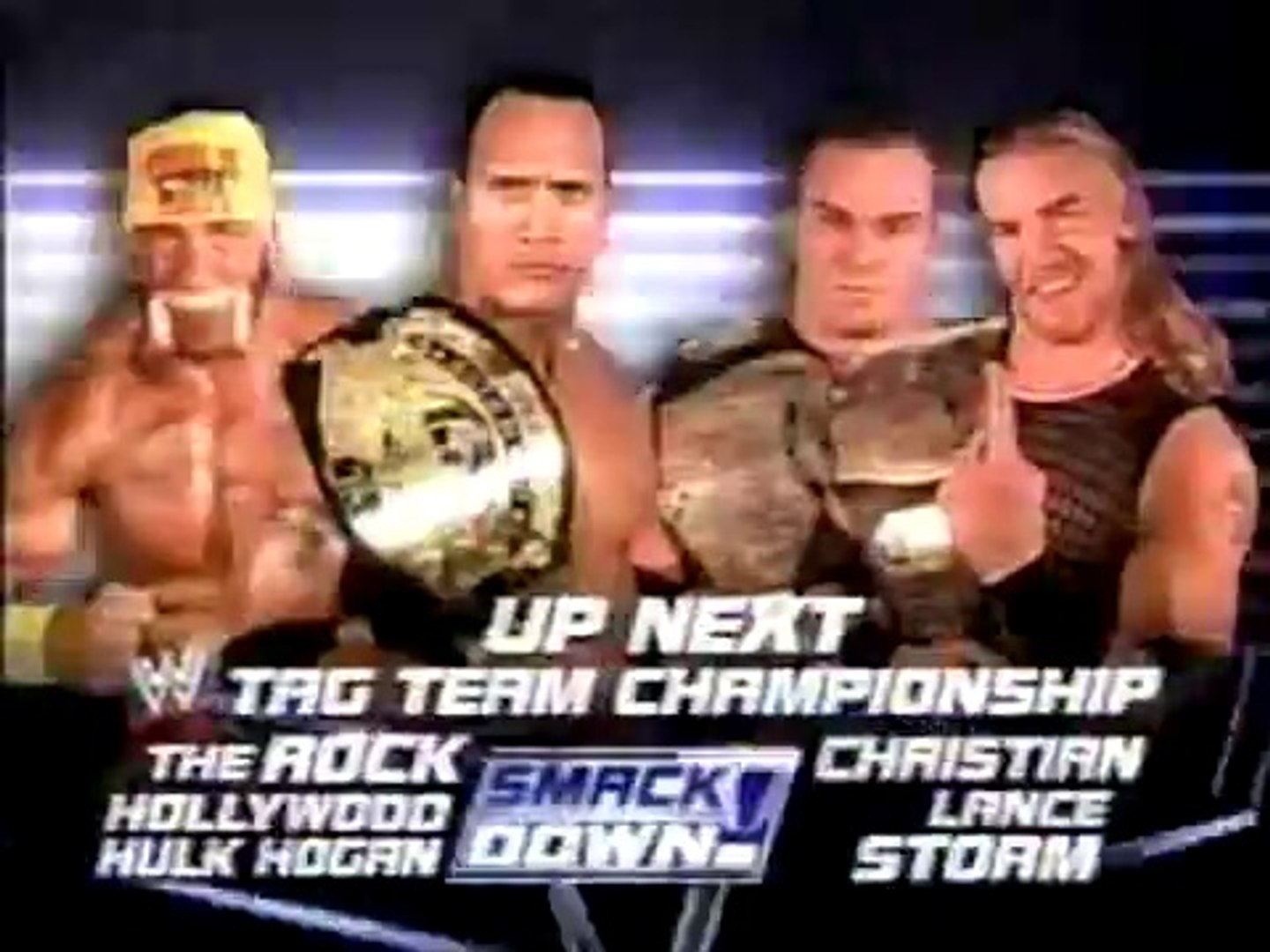 The Rock & Hulk Hogan vs. Lance Storm & Christian w/Test (WWE Tag Team  Championship) - Video Dailymotion